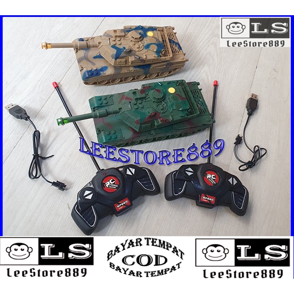 MAINAN RC MOBIL MILITARY WAR TANK BATTLE TANK REMOTE CONTROL