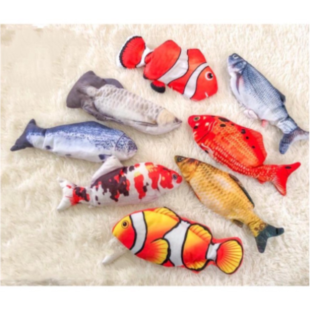 Catnip Mainan Kucing - Boneka Ikan