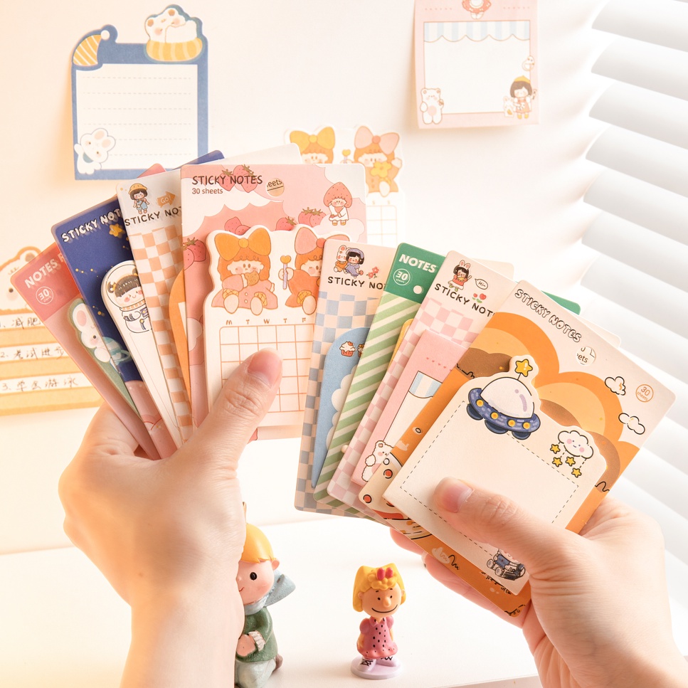 

STICKY NOTE BERBAGAI MACAM MOTIF / NOTEPAD MOTIF LUCU PGS