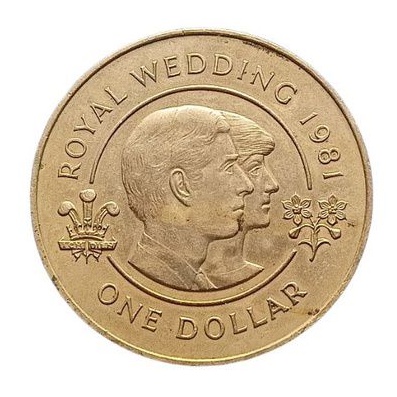Big Koin 1 Dollar Bermuda 1981 Langka