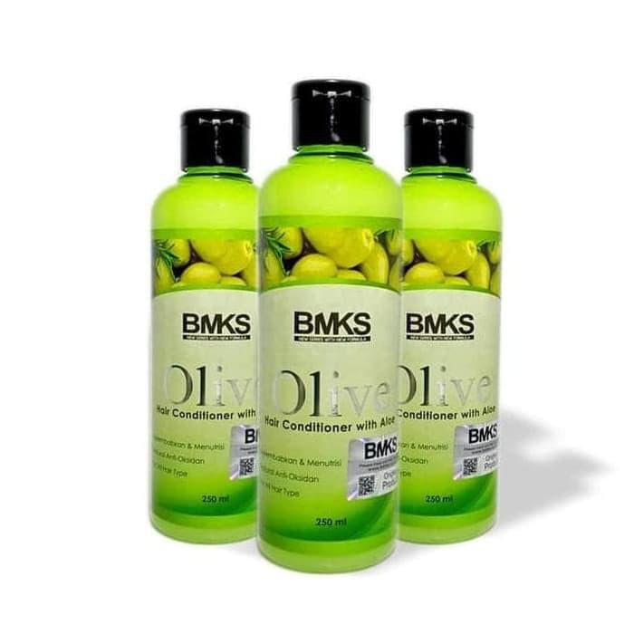 Paket Perawatan Rambut BMKS Olive ( Shampoo + Conditioner + Hair Tonic ) BPOM ORIGINAL