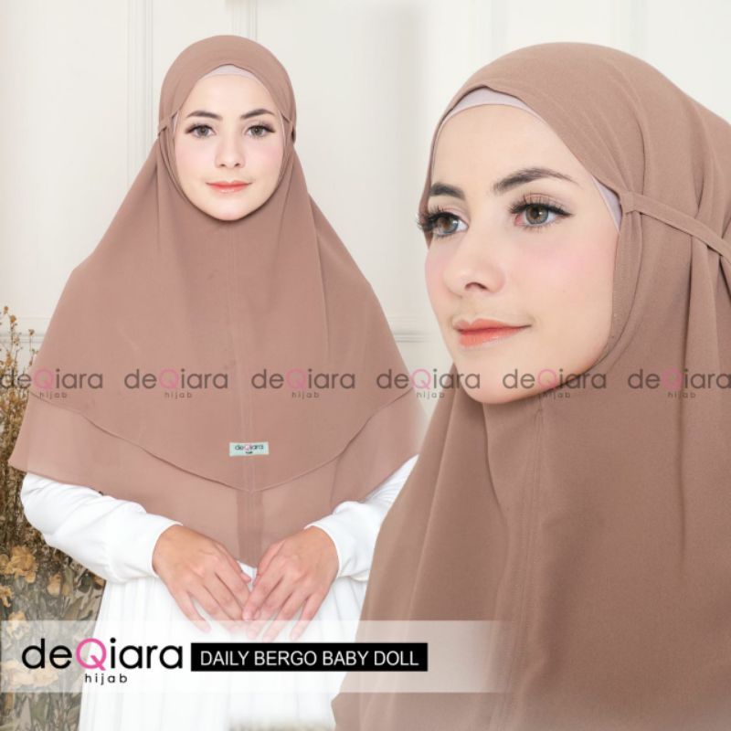 hijab jilbab Daily bergo premiun bergo tali ori deqiara