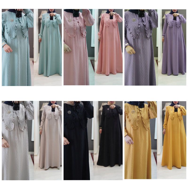 RAHIMA DRESS VOL2 DARI AMORI GAMIS ABAYA TERBARU