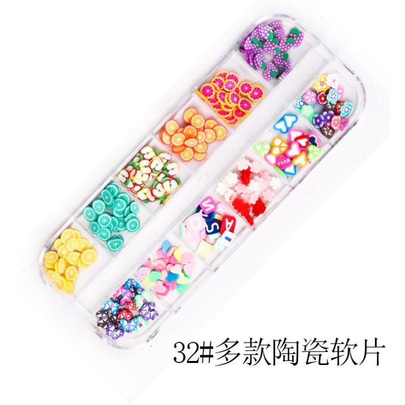 1 Set Hiasan Kuku Aksesoris Nail Art Hollow Metal Nail Art Decor Rhinestone