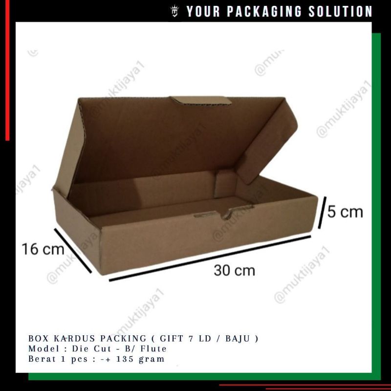 

BOX GIFT 7 (BAJU) • 30x16x5cm LD • Kotak/Kardus/Karton