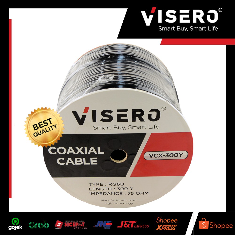 Cable RG6/Kabel RG6/Kabel Parabola/Cable Parabola Coaxial 300Y Visero (VCX-300Y)