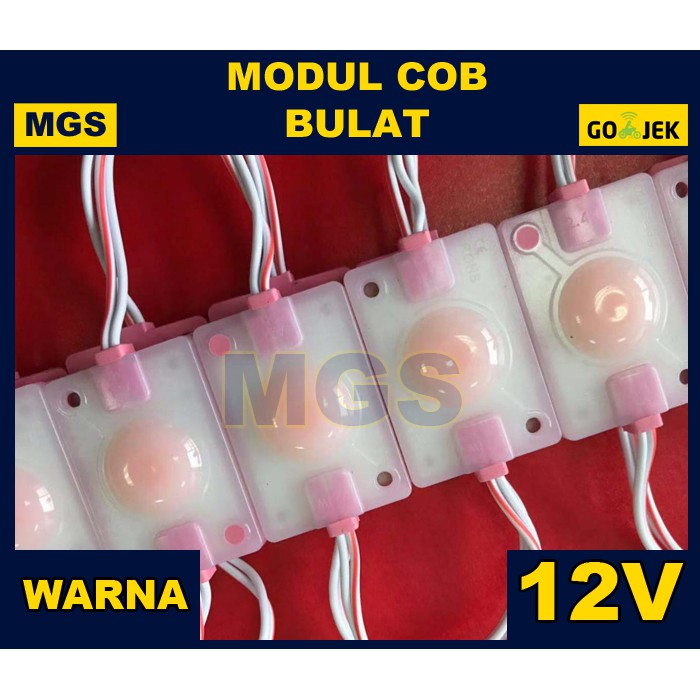 100Pcs Modul 4930 COB bulat 12v - Warna