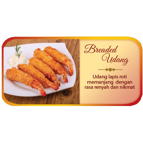 

Breaded Udang Udang Tepung Roti Seafood Frozen Food Ikan Pina