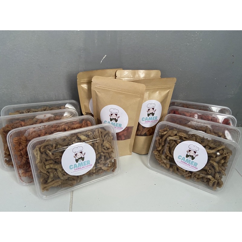 

Keripik usus dan macaroni CAMER