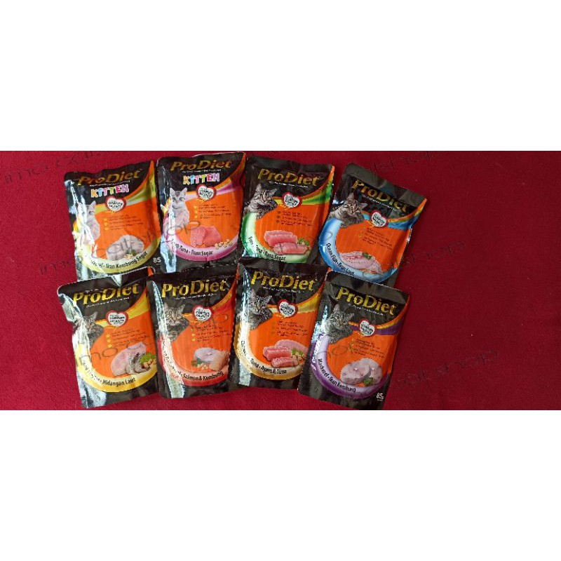 prodiet pouch makanan kucing