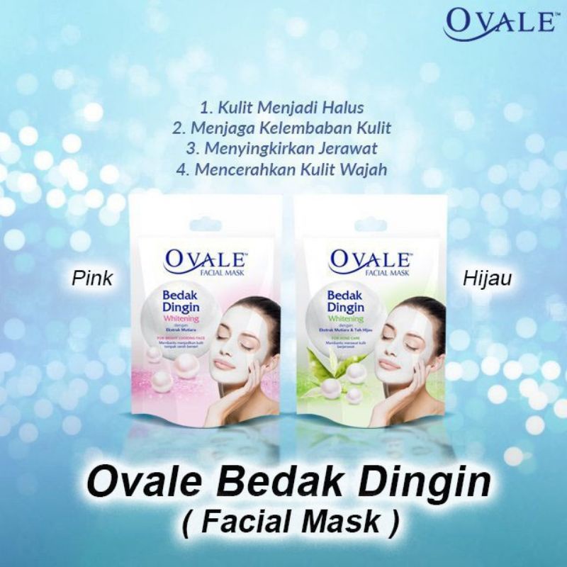 Ovale facial mask Bedak dingin