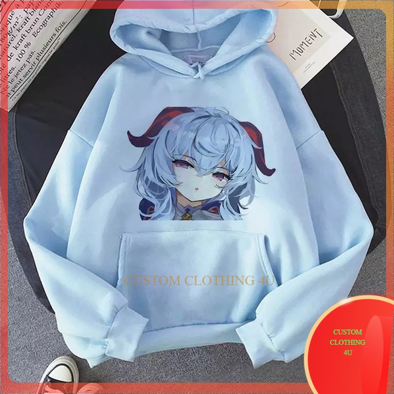 Sweater Hoodie J Anime Genshin Impact Ganyu Xiao Hu Tao Kaedehara Kazuha Zongli Aether Raiden Shogun