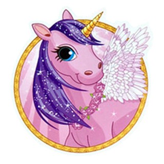 45Pcs Stiker  Gambar  Kartun Unicorn  Campur untuk Laptop 