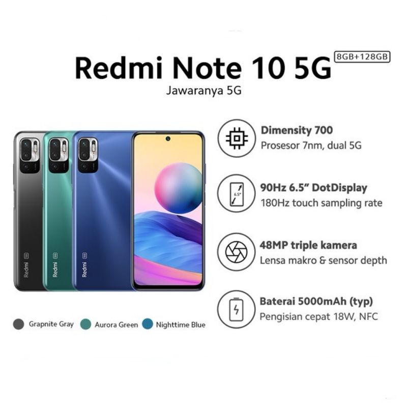 xiaomi Redmi Note 10 5G 8/128 & 4/128GB