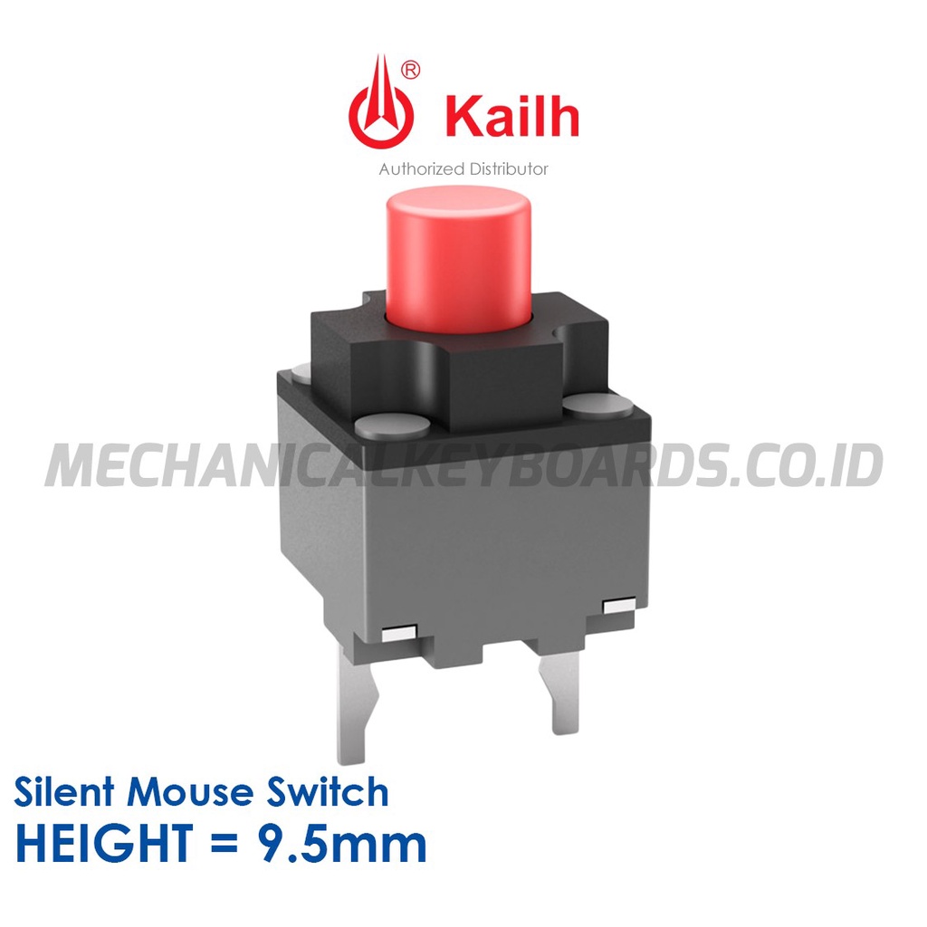 Kailh Silent Mouse Micro Switch (Red - 9.5mm)