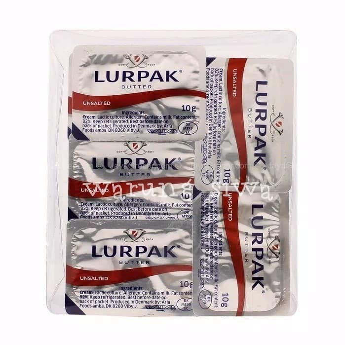 

butter lurpak unsalted 10 x 10 gram