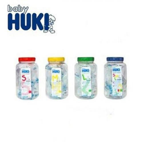Dot Nipple untuk Botol Susu HUKI Bulat Regular Silikon 1pcs ukuran S /M / L BPA Free