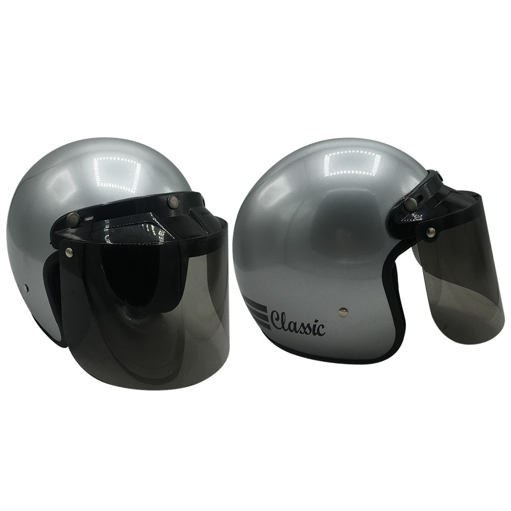 Helm Bogo Cowo / Cewe / Cewe Hijab Dewasa Retro Sni Murah Klasik Motor Classic Bisa COD