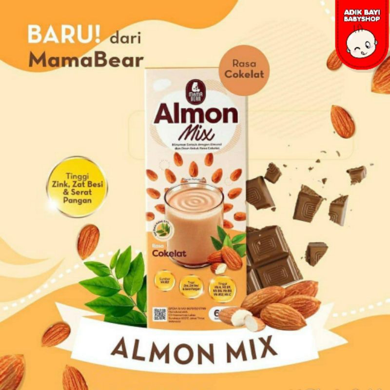 Jual Mamabear Almonmix Minuman Serbuk Almond Dengan Daun Katuk Mama Bear Almon Mix Susu