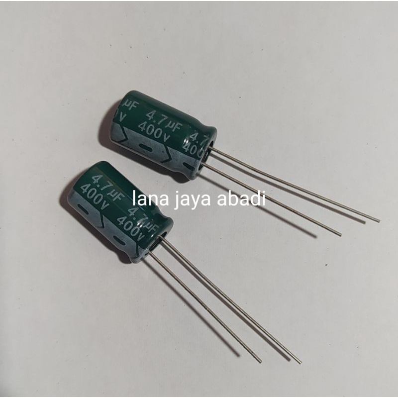Capacitor elco 4,7uf/400v