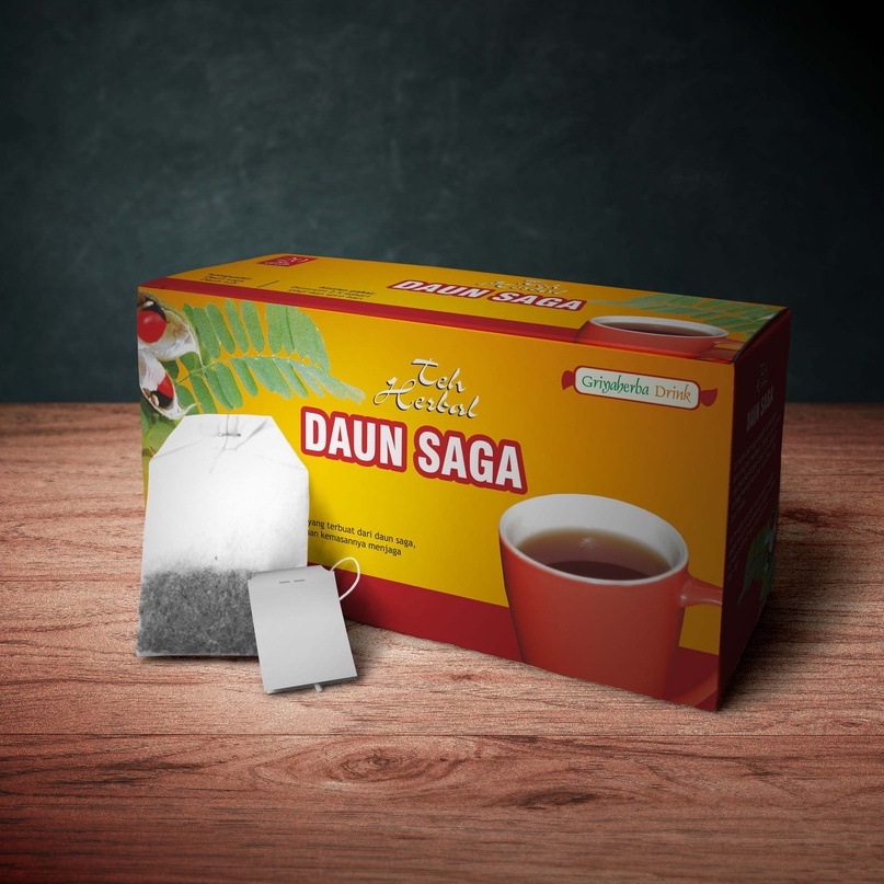 

TEH DAUN SAGA Obat batuk dan sesak nafas Ampuh Herbal Teh Daun Saga BPOM HALAL