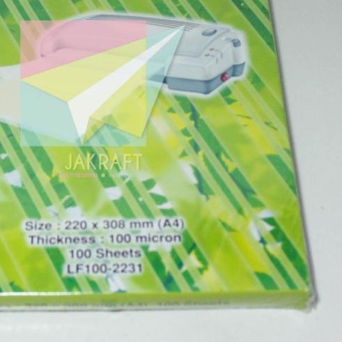 ☎ Plastik Laminating Film Glossy A4 Joyko Tebal Kuat Mengkilap ✈