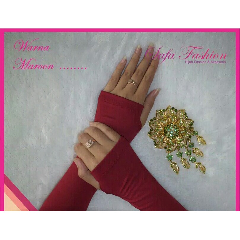 Handsock Jempol Jersey/Manset Jempol/sarung Tangan Muslimah