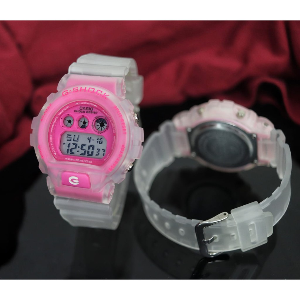 JAM TANGAN PRIA G-SHOCK DW 6900 TRANSPARAN ,JAM TANGAN WANITA,JAM TANGAN SPORT,FASHION TRANSPARA