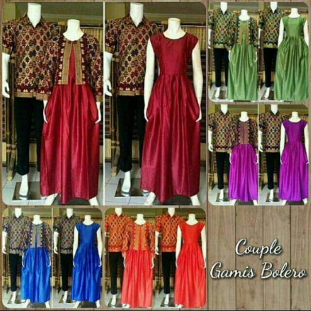 Sarimbit Batik/ Batik Gamis/ Baju Couple/ Baju pesta/ Couple muslim