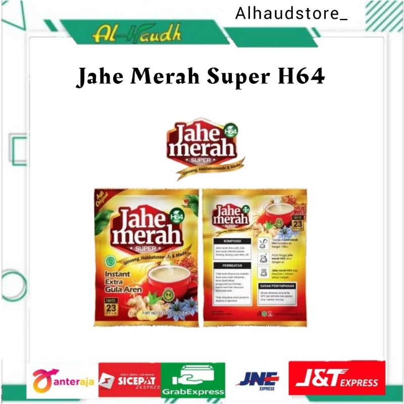 

Jahe Merah Super H64 Extra Gula Aren 1 Renteng