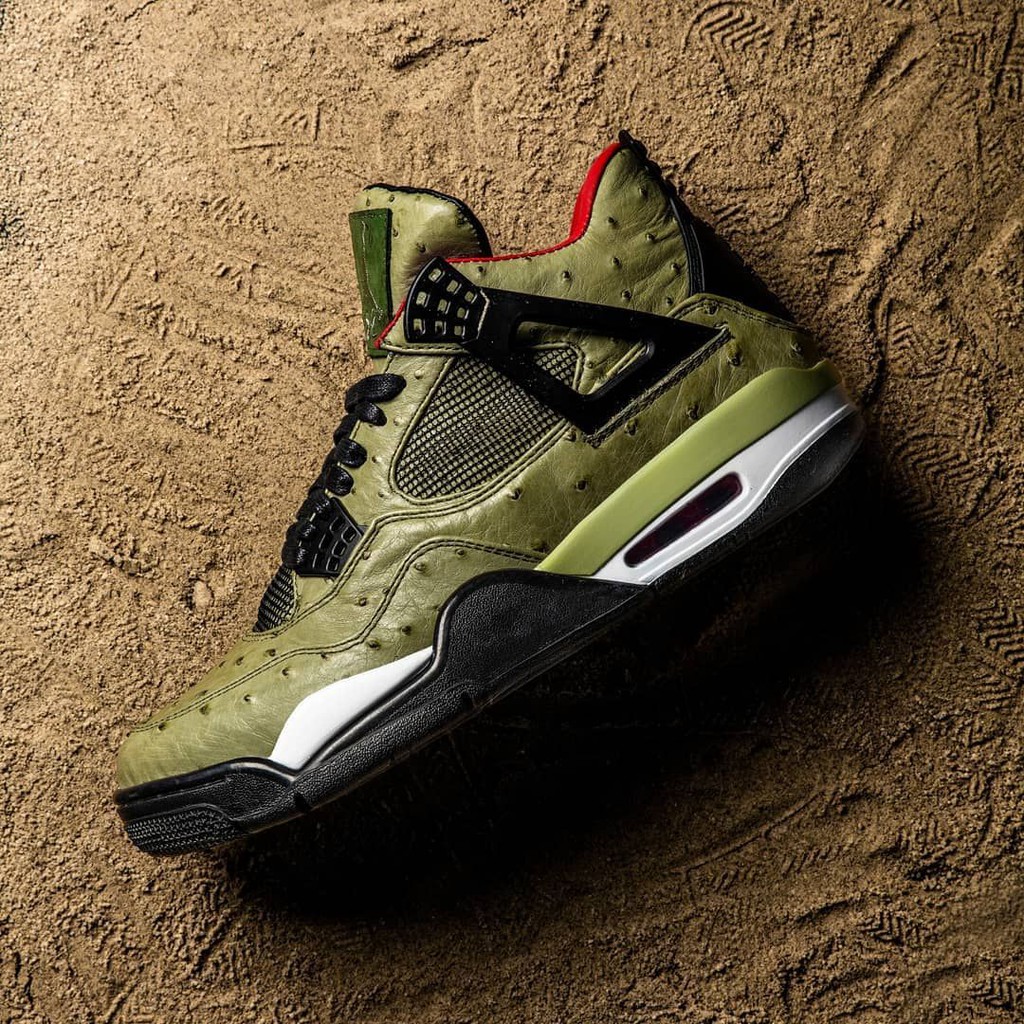 cactus jack jordan 4 green