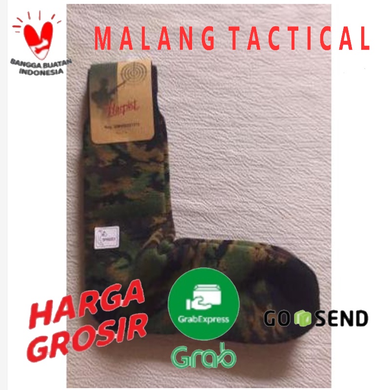 MT Kaos Kaki Tebal Harpist Tentara-Loreng-PDL-Army-Brimob-TNI Spandex  TERMURAH DI SHOPEE