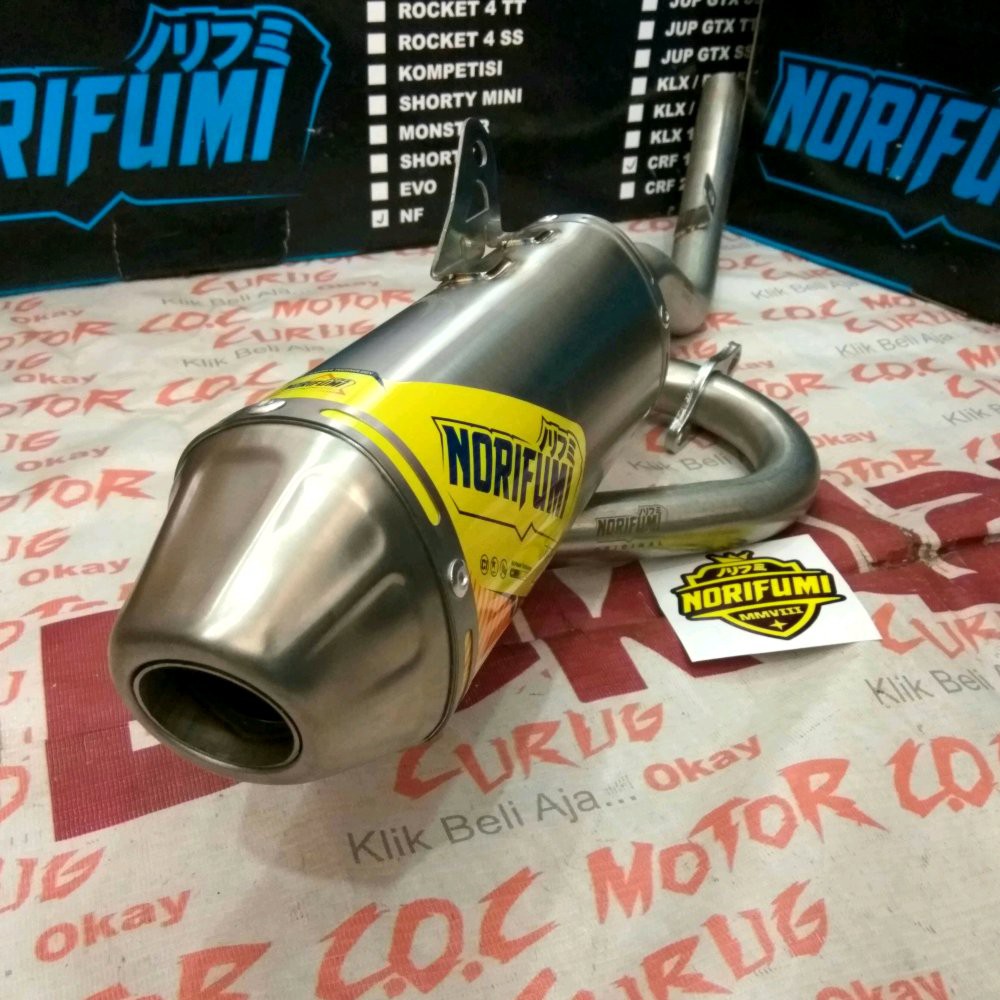 KNALPOT RACING NORIFUMI NF SERIES HONDA CRF150L CRF 150 L bac 87
