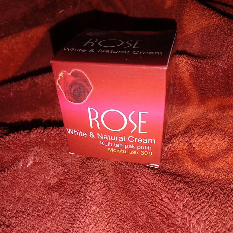 Krim rose pemutih wajah original asli