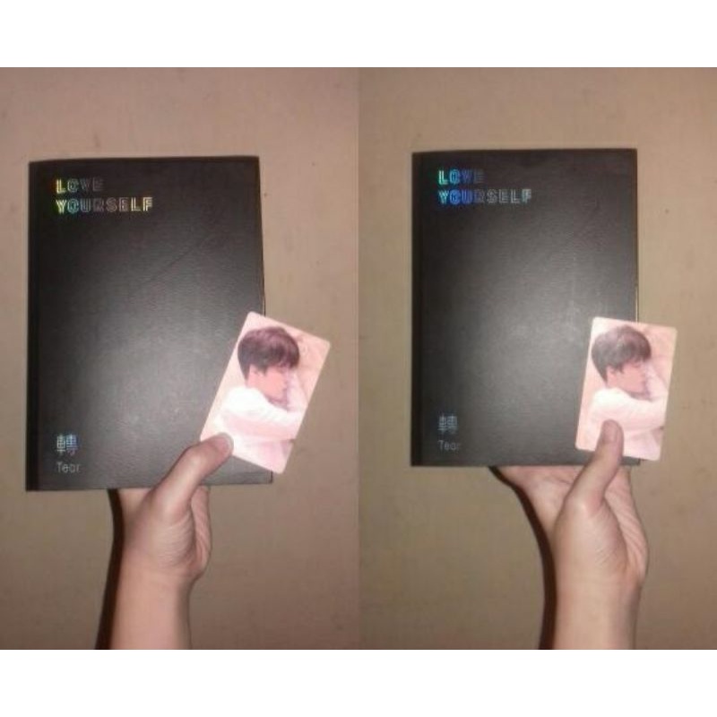 ALBUM & PHOTOCARD BTS LOVEYOURSELF HER(V) & TEAR(U)