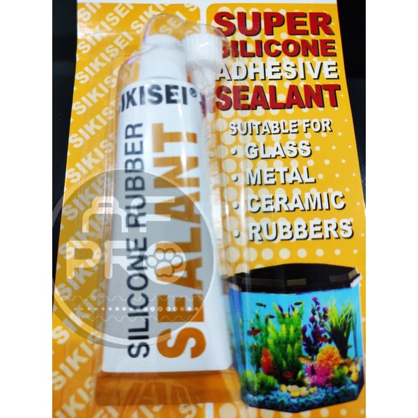 Lem kaca/lem aquarium/lem sealant 85gr