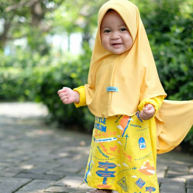 Kaos anak little muslim