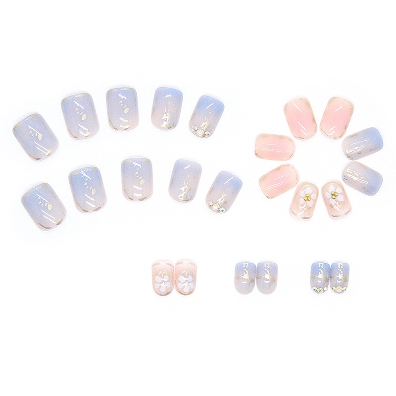 Z380 24pcs / box Kuku Palsu Full Cover Untuk Dekorasi Nail Art