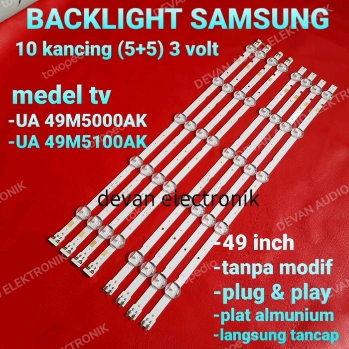 Led Backlight Tv Samsung 49 Inc Inch Ua49M5000Ak Ua49M5100Ak Ua49M5100
