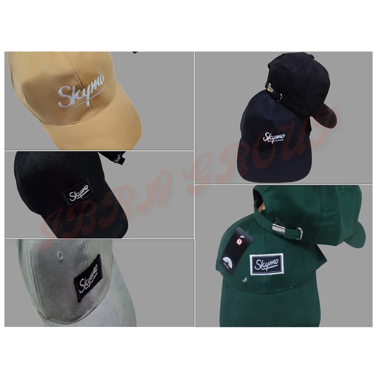 TOPI PRIA DISTRO BORDIR LOGO SKYMO TOPI PRIA WANITA TOPI KEKINIAN 2021 GUADANGNYA MURAH DISTRO
