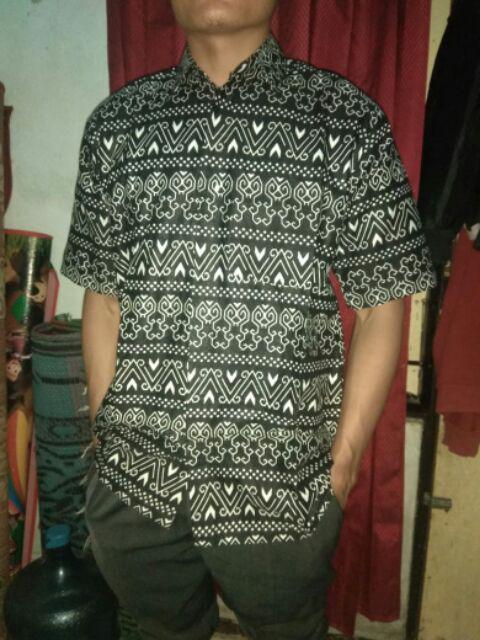 New Arrival Distro Batik Pria Bordir Sogan Hrb026 Batikaf Notoarto