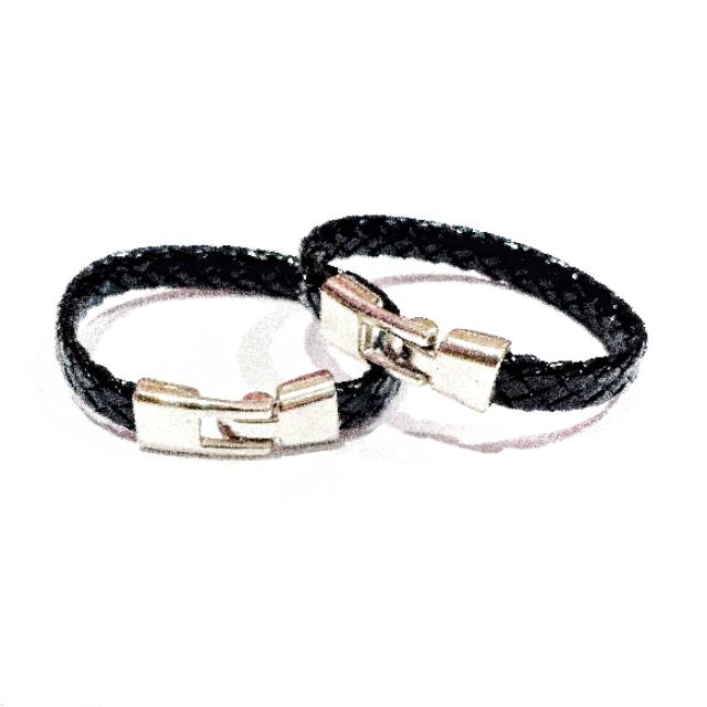 Satuan Classic Leather Braids Bracelet | Gelang Flip Kulit