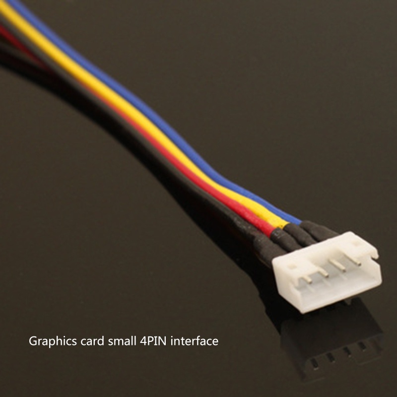 Adaptor Kipas GPU btsg PWM, Kabel Converter Extension Mini 4pin to Strandard 4pin