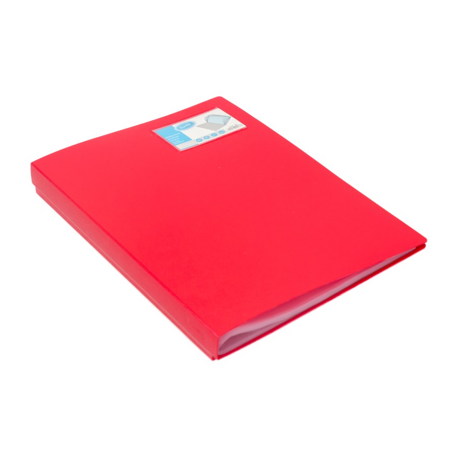 Bantex Display Book 60 Pockets Folio Red 3187 09