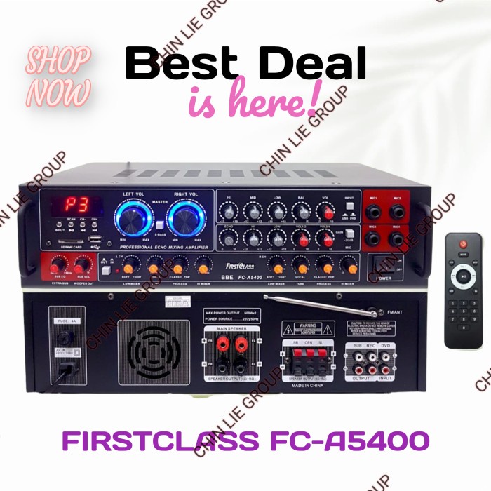 amplifier karaoke DIGITAL FIRSTCLASS FC A5400