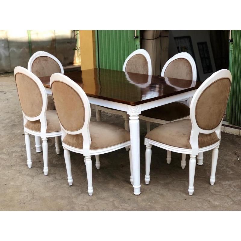 Set Kursi Makan Ukir