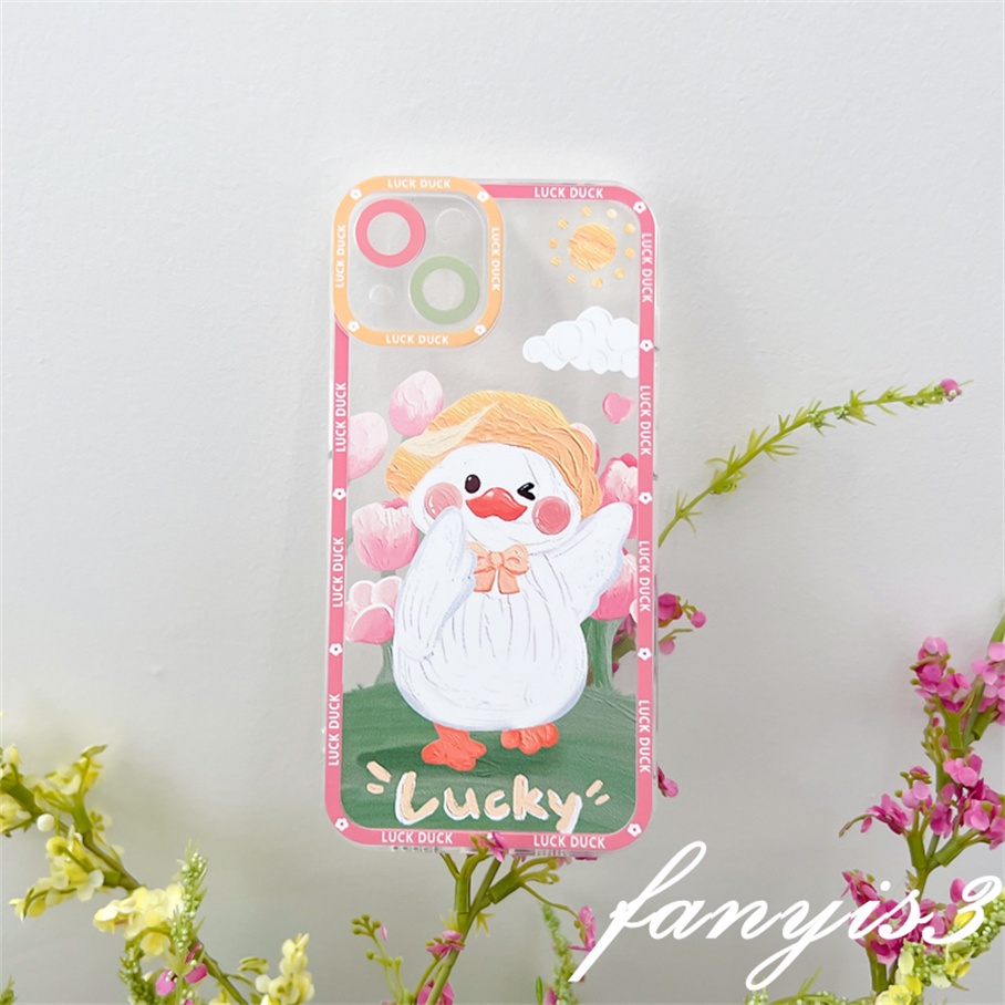 Samsung A14 A34 A54 M14 A04 A04s A13 A52s A03 A23 A33 A53 A73 A03s M23 A52 A02 A12 A22 A72 A32 A51 A71 A50 A50s A30s A30 A20 A21s A31 A11 Soft Case Pelindung Desain Kartun Bebek Untuk