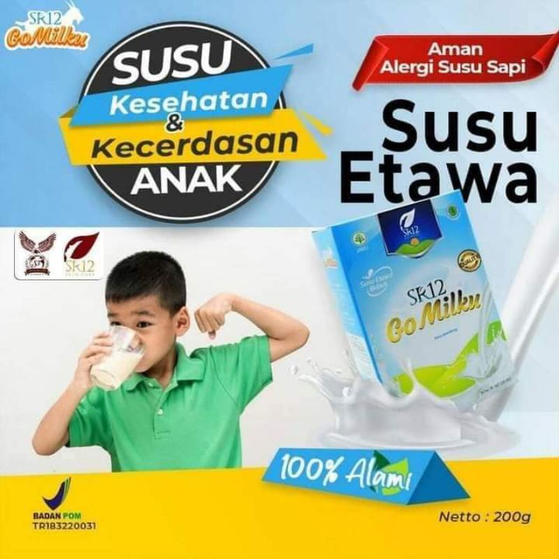 

SUSU GO MILKU SR12 // SUSU KAMBING ETAWA PREMIUM // SEMUA USIA // PENAMBAH NAFSU MAKAN