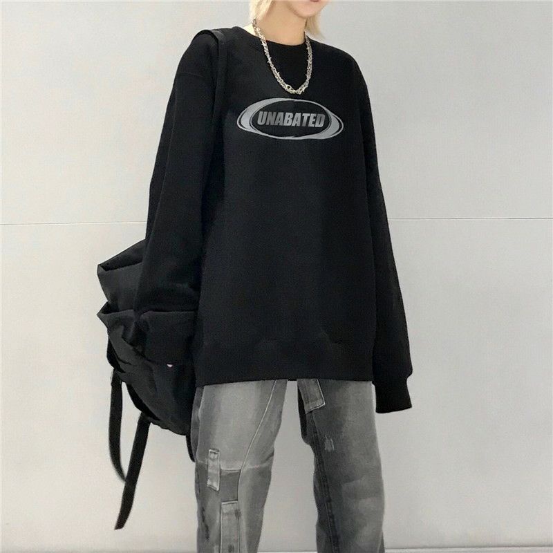 S - XXXXXL(6XL) Sweater Bigsize Korean Style UNABATED Crewneck Sweatshirt Oversize Harajuku Unisex Street Style JUMBO