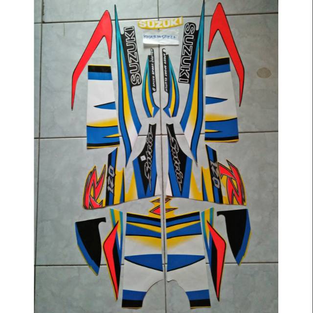 Striping satria lumba hitam kuning ...,